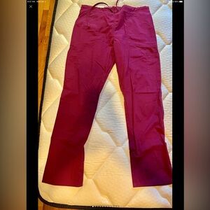 Scrubs Pants Burgandy Color by ScrubStar Size Medium